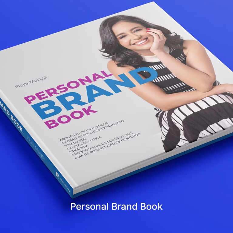 Personal Brand Book para projeto de Personal Branding e Marketing de Autoridade para palestrante, produtora cultural e storyteller coporativa
