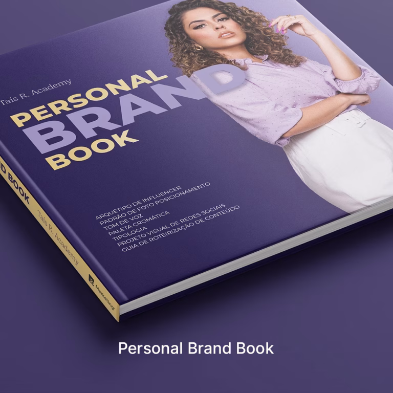 Personal Brand Book para Marca pessoal, Personal Branding e Marketing de Autoridade para profissional do segmento de estética e beleza